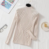 2 Pieces Women Fashion Basic Solid Color Long Sleeve Knitwear