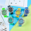 Candy Color Luminous Student Quartz Watch, Teenager's Simple Luminous Quartz Watch FS