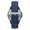 Armani Exchange Hampton Leather Strap Blue Dial Quartz AX2442 Men's Watch