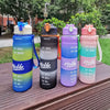 Water Bottle with Hello Design 700ml Insulated- Encourages Hydration, PC Material, No PVC, FS