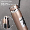 Tea Cup Water Bottle 1000ml 316 Stainless Steel Portable Insulated Cup, Large Capacity  For Outdoor Camping Travel, FS