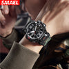 SMAEL Off-road Camouflage Men's Large Dial Watch, Luminous,, Alloy Dual Display Watch FS
