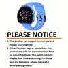 Women's Silicone Strap Semicircle Electronic Wristwatch, 24H Chronograph Date Multifunctional Electronic Watch FS