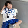 Boys Loose Short Sleeve T-Shirt Shorts Set