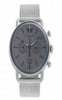 Emporio Armani Aviator Grey Dial Stainless Steel Quartz AR11383 Men's Watch