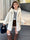 Elegant Girl's Coat, Medium Length, Outerwear, FS
