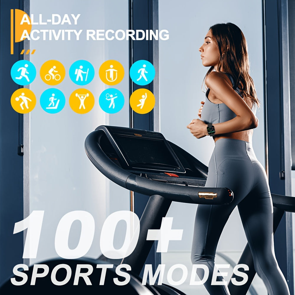 Kids' Smart Watch with 4.65cm HD Touch Screen, 100+ Sports Modes, IP68, Music Player, Pedometer, Alarm Clock & Calculator - Perfect Gift for Birthdays or Holidays FS