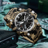 Sanda Trendy Camouflage Multifunctional Outdoor Luminous Watch, Men's Gift FS