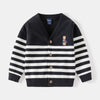 Toddler Boys 18M-6Y Wool Button Cardigan Embroidered Sweater Boys Clothing