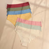 3 Pcs Women Basic Mid Waist Breathable Quick Drying Solid Color Panty