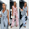 Elegant Women Office Chic Sleeveless Surprisingly Lapel Jumpsuits