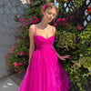 Women's Elegant Elegant Solid Color Mesh Sling Party Dress