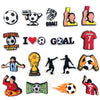 10 pcs Unisex Detachable Sneakers Soccer Sports Collection Shoe Decorations