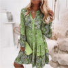 Women Bohemian Style Casual Long Sleeve Dress