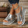 Summer Fashion Plus Size Ankle Buckle Strap Platform Wedge Beach Sandals