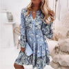 Women Bohemian Style Casual Long Sleeve Dress