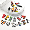 10 pcs Unisex Detachable Sneakers Soccer Sports Collection Shoe Decorations