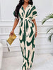 Women Fashion Printed Wide-Leg Jumpsuit