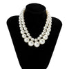 Exaggerated Multilayer Pearl Necklace