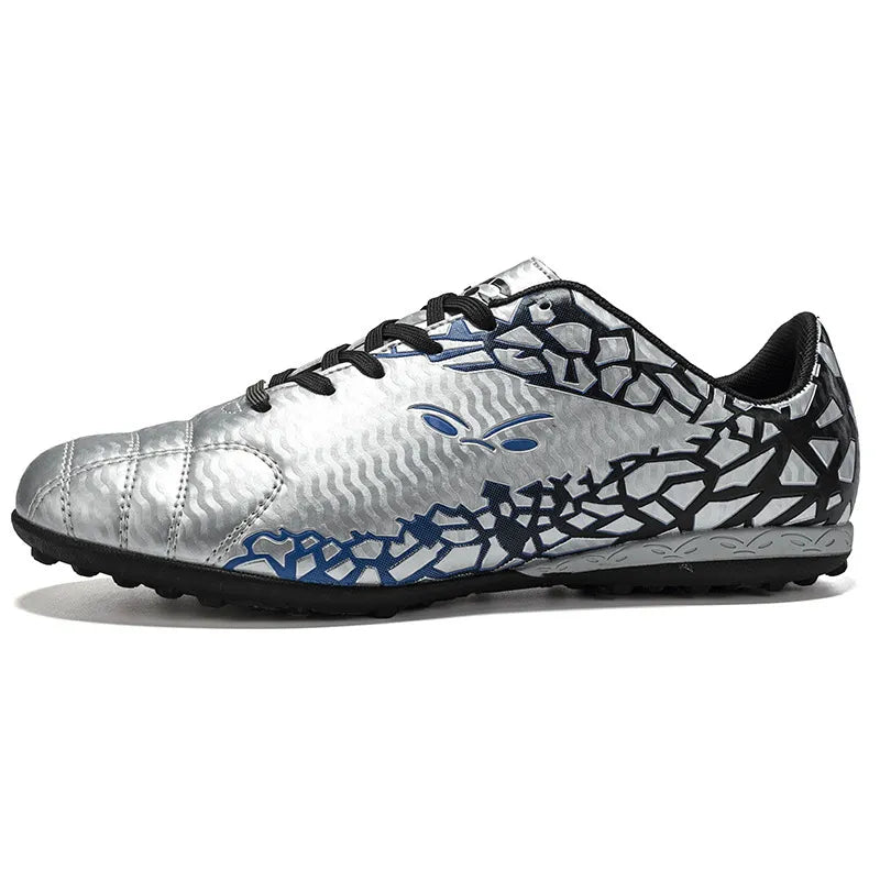 Men Fashion Low Top Long Spike Football Hard Sole Running Sneakers