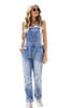 Women Fashion Overalls Ripped Hole Washed Loose Denim Jumpsuits