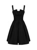 Women Elegant Solid Color Sling Party Dress