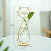 Copy of Simple Home Creative Cat Iron Hydroponic Flower Arrangement Vase 2 pcs Gold Color