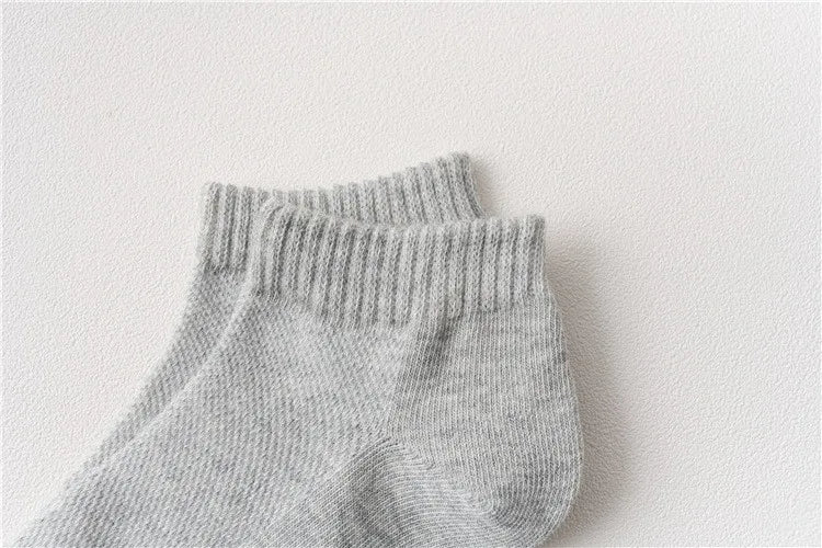 Kids Boys Mesh Thin White Socks