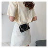 Buy 1 Get 1 Women Fashion Floral Mini Chain Square Crossbody Bag