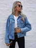 Women Fashion Casual Loose Denim Jacket