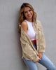 Women Fashion Casual Lapel Ripped Denim Coat Jeans