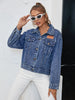 Women Fashion Casual Loose Denim Jacket