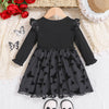 Baby Girls Long Sleeve Pit Stripe Dresses