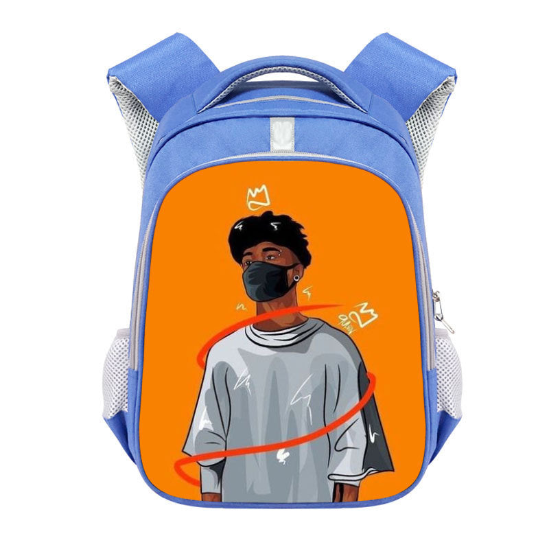 Polyester Children's Schoolbag New Style Backpack With Reflective Strips