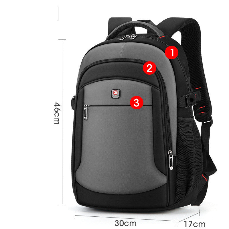 Casual Men's Laptop Bag Fashion Student School Bag