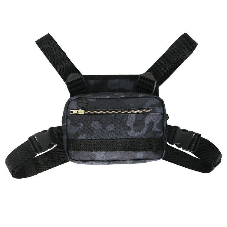 Outdoor Adjustable Chest Mobile Phone Storage Bag For Running