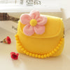 Girls Bead Chain Hand Bag Cute Flower Princess Bag