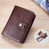 Top Layer Cowhide Clutch Bag Horizontal Style