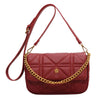 Ladies Pozi Stitching PU Small Square Bag