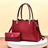 Simple Solid Color Handbag Large Capacity