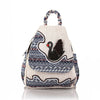 Swan Woven Three-dimensional Double-layer Zipper Backpack