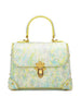 Women's Toe Layer Cowhide Fashion Snake Pattern Handbag