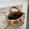 Lamb Velvet Horn Buckle SmallTrend Small Square Bag