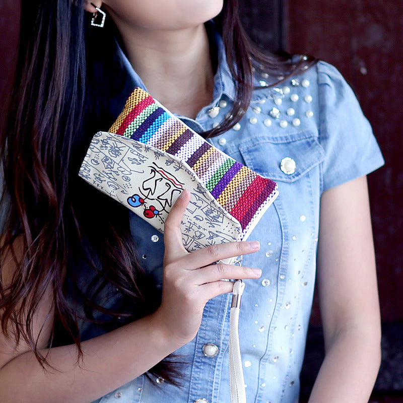 Small Wallet Horizontal Square Storage Bag
