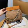 European And American Folds Portable Retro Chain Slung Fashion One-shoulder Handbag