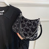 Women's Small Square Bag With Love Embroidery
