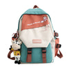 New Summer Outdoor Sports Travel Backpack Oxford Cloth Korean Junior High School Leisure School Bag