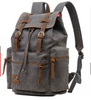 Men's And Women's Canvas Backpack 15.6 Inches Large Capacity