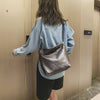 PU Simple Casual Chain One Shoulder Rivet Backpack
