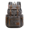 Vintage Travel Canvas Rucksack